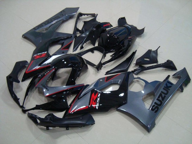 2005-2006 Black Red Decals Suzuki GSXR 1000 Moto Fairings UK
