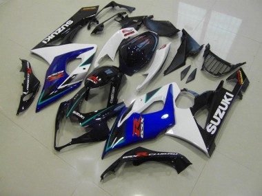 2005-2006 Blue White Suzuki GSXR 1000 Motorcycle Fairings Kit UK