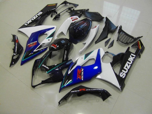 2005-2006 Blue White Suzuki GSXR 1000 Motorcycle Fairings Kit UK 2005-2006 Blue White Suzuki GSXR 1000 Motorcycle Fairings Kit UK