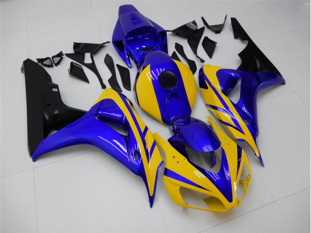 2006-2007 Yellow Blue Honda CBR1000RR Replacement Motorcycle Fairings UK 2006-2007 Yellow Blue Honda CBR1000RR Replacement Motorcycle Fairings UK