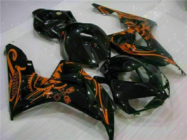 2006-2007 Brown Black Honda CBR1000RR Motorbike Fairing Kits UK 2006-2007 Brown Black Honda CBR1000RR Motorbike Fairing Kits UK