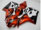 2006-2007 Orange Black Honda CBR1000RR Motorcycle Fairings Kit UK