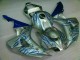 2006-2007 Blue Flame Silver Honda CBR1000RR Motorcycle Fairing Kits UK