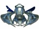 2006-2007 Blue Flame Silver Honda CBR1000RR Motorcycle Fairing Kits UK
