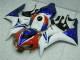 2006-2007 Blue White Honda CBR1000RR Motorbike Fairing Kits UK