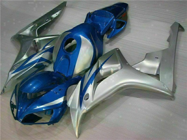 2006-2007 Blue Silver Honda CBR1000RR Motorcycle Fairings Kits UK 2006-2007 Blue Silver Honda CBR1000RR Motorcycle Fairings Kits UK