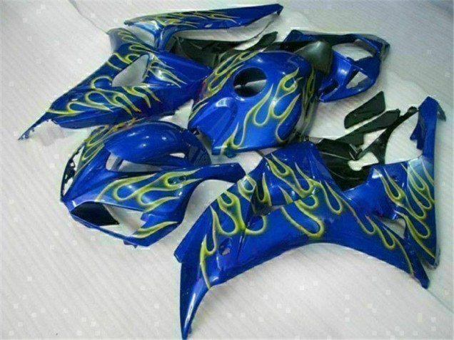 2006-2007 Yellow Flame Blue Honda CBR1000RR Replacement Fairings UK 2006-2007 Yellow Flame Blue Honda CBR1000RR Replacement Fairings UK