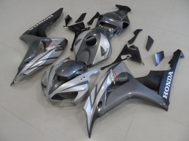 2006-2007 Grey Silver and Matte Black Honda CBR1000RR Motor Fairings UK 2006-2007 Grey Silver and Matte Black Honda CBR1000RR Motor Fairings UK