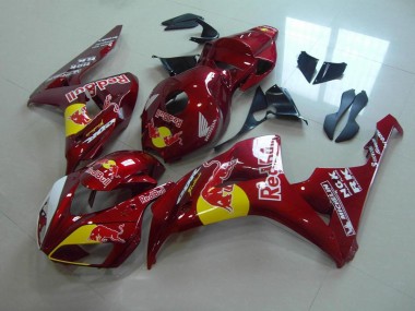 2006-2007 Candy Red Red Bull Honda CBR1000RR Motorcylce Fairings UK