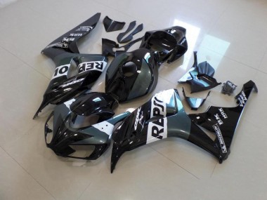 2006-2007 Grey Black Repsol Honda CBR1000RR Motorbike Fairing Kits UK