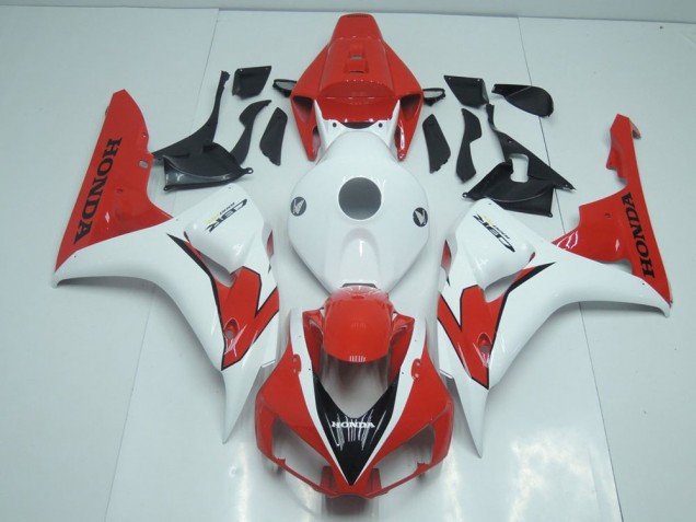 2006-2007 Orange Red and White Honda CBR1000RR Moto Fairings UK 2006-2007 Orange Red and White Honda CBR1000RR Moto Fairings UK