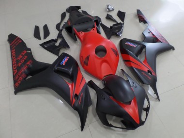 2006-2007 Red and Matte Black Honda CBR1000RR Motor Fairings UK