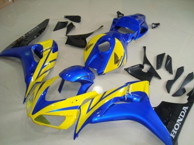 2006-2007 Yellow Blue Black Honda CBR1000RR Moto Fairings UK