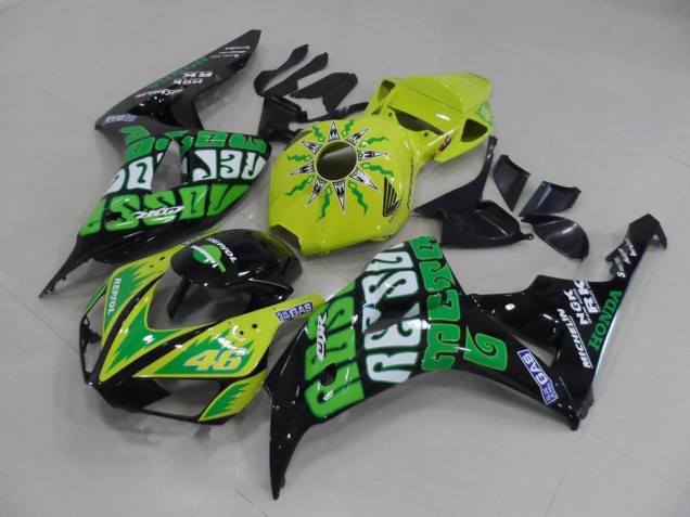 2006-2007 Yellow Green Rossi Honda CBR1000RR Motor Fairings UK 2006-2007 Yellow Green Rossi Honda CBR1000RR Motor Fairings UK