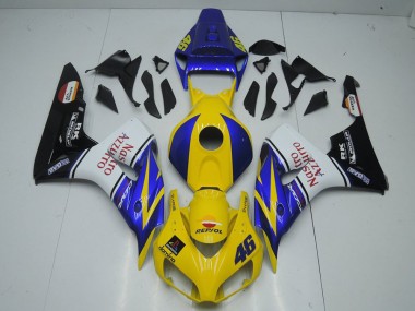 2006-2007 Yellow Nastro Honda CBR1000RR Motorcycle Fairings Kit UK