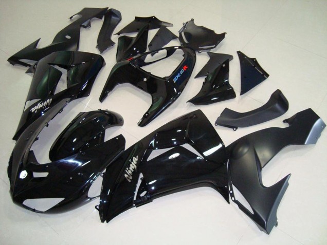 2006-2007 Black Matte Black Kawasaki ZX10R Motorbike Fairing UK 2006-2007 Black Matte Black Kawasaki ZX10R Motorbike Fairing UK