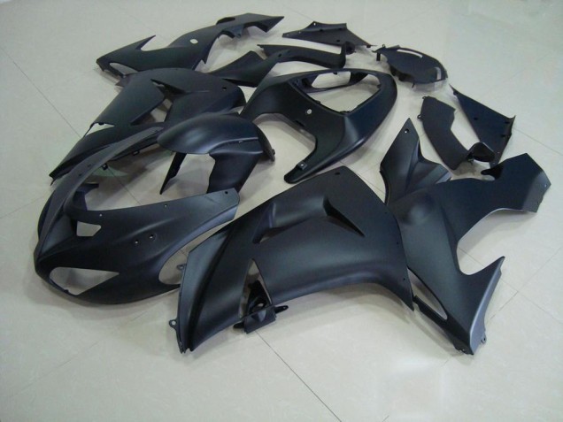 2006-2007 Matte Black Kawasaki ZX10R Motorcycle Fairing Kit UK 2006-2007 Matte Black Kawasaki ZX10R Motorcycle Fairing Kit UK
