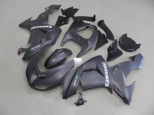 2006-2007 Grey with White Decals Kawasaki ZX10R Motor Bike Fairings UK 2006-2007 Grey with White Decals Kawasaki ZX10R Motor Bike Fairings UK