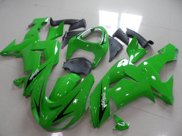 2006-2007 Green Black Arrow Kawasaki ZX10R Replacement Motorcycle Fairings UK 2006-2007 Green Black Arrow Kawasaki ZX10R Replacement Motorcycle Fairings UK