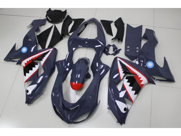 2006-2007 Grey Shark Kawasaki ZX10R Replacement Fairings UK 2006-2007 Grey Shark Kawasaki ZX10R Replacement Fairings UK