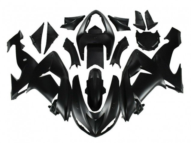 2006-2007 Matte Black Kawasaki ZX10R Motor Fairings UK 2006-2007 Matte Black Kawasaki ZX10R Motor Fairings UK