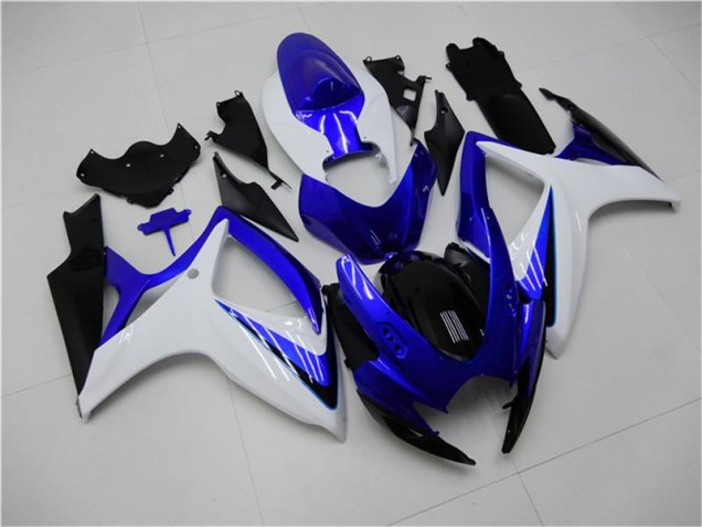 2006-2007 Blue White Suzuki GSXR 600/750 Motorbike Fairing UK 2006-2007 Blue White Suzuki GSXR 600/750 Motorbike Fairing UK