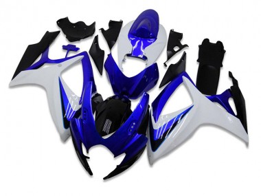 2006-2007 Blue White Suzuki GSXR 600/750 Motorbike Fairing UK