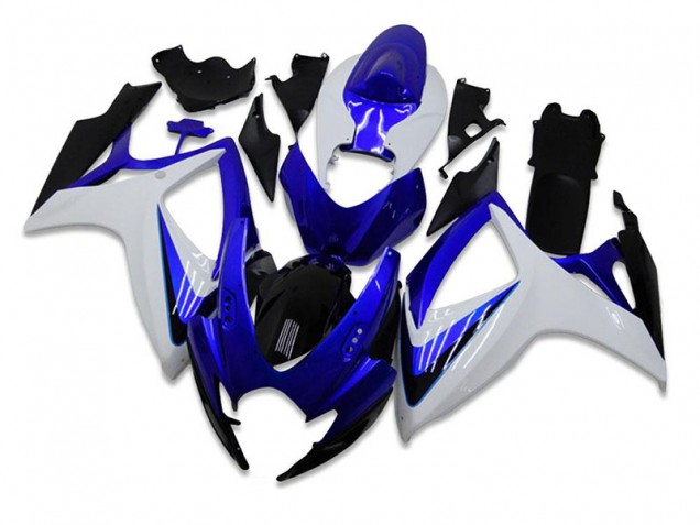 2006-2007 Blue White Suzuki GSXR 600/750 Motorbike Fairing UK 2006-2007 Blue White Suzuki GSXR 600/750 Motorbike Fairing UK