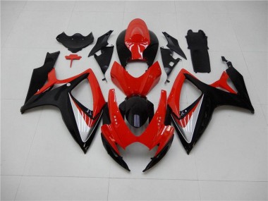 2006-2007 Red Black Suzuki GSXR 600/750 Replacement Motorcycle Fairings UK