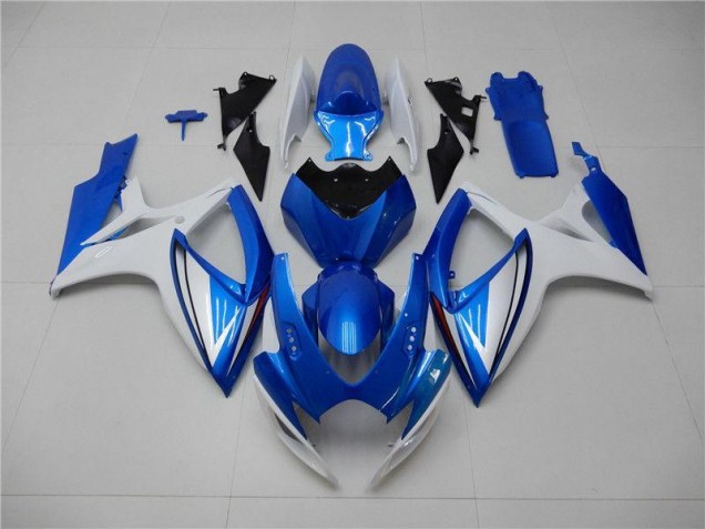 2006-2007 Blue White Suzuki GSXR 600/750 Motorcycle Bodywork UK 2006-2007 Blue White Suzuki GSXR 600/750 Motorcycle Bodywork UK