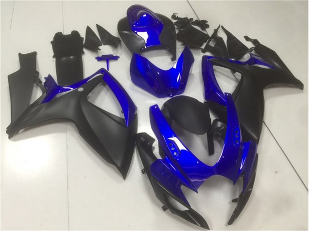 2006-2007 Black Blue Suzuki GSXR 600/750 Motorbike Fairing Kits & Bodywork UK 2006-2007 Black Blue Suzuki GSXR 600/750 Motorbike Fairing Kits & Bodywork UK
