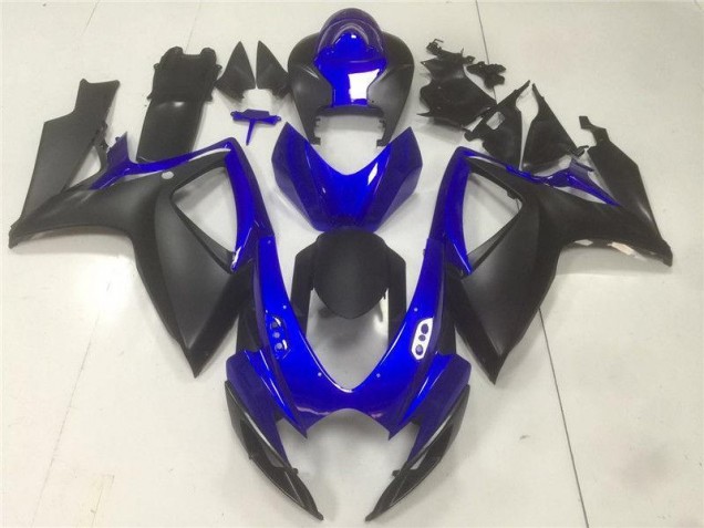 2006-2007 Black Blue Suzuki GSXR 600/750 Motorbike Fairing Kits & Bodywork UK 2006-2007 Black Blue Suzuki GSXR 600/750 Motorbike Fairing Kits & Bodywork UK