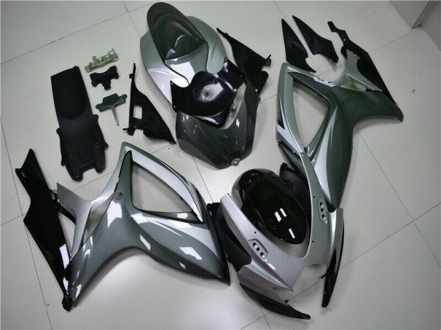 2006-2007 Silver Grey Suzuki GSXR 600/750 Motorcycle Replacement Fairings UK 2006-2007 Silver Grey Suzuki GSXR 600/750 Motorcycle Replacement Fairings UK