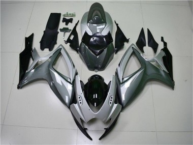 2006-2007 Silver Grey Suzuki GSXR 600/750 Motorcycle Replacement Fairings UK