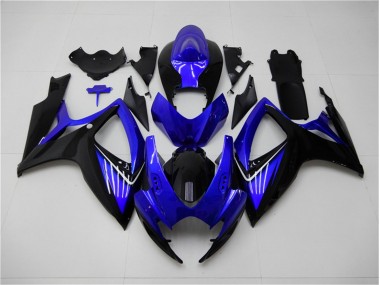 2006-2007 Blue Black Suzuki GSXR 600/750 Replacement Fairings & Bodywork UK