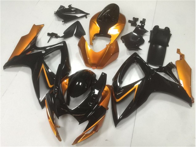 2006-2007 Black Orange Suzuki GSXR 600/750 Motor Fairings UK 2006-2007 Black Orange Suzuki GSXR 600/750 Motor Fairings UK