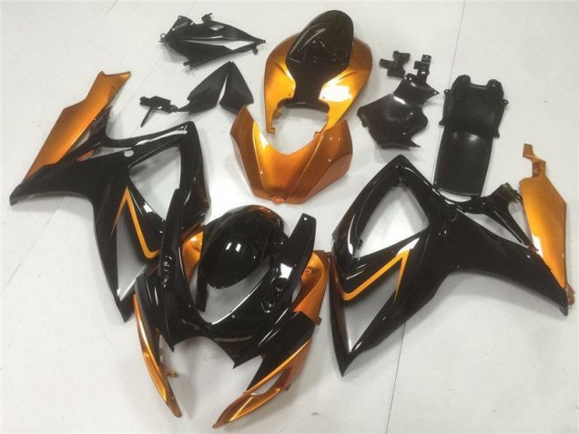 2006-2007 Black Orange Suzuki GSXR 600/750 Motor Fairings UK 2006-2007 Black Orange Suzuki GSXR 600/750 Motor Fairings UK