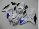 2006-2007 White Blue Suzuki GSXR 600/750 Motorcylce Fairings UK 2006-2007 White Blue Suzuki GSXR 600/750 Motorcylce Fairings UK