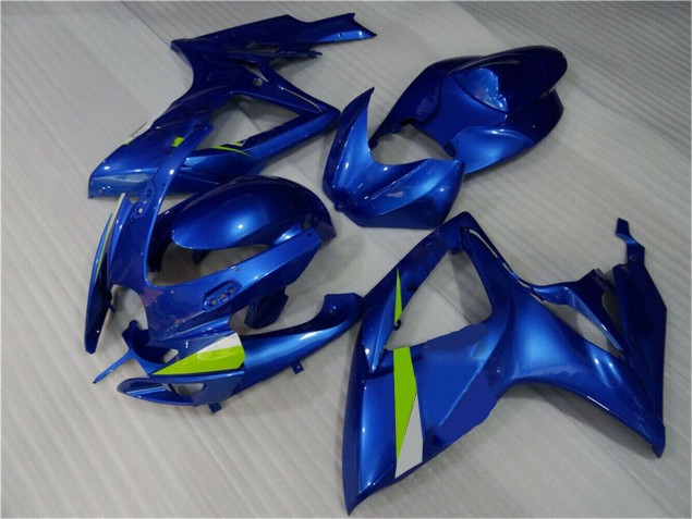 2006-2007 Blue Suzuki GSXR 600/750 Motorbike Fairings UK 2006-2007 Blue Suzuki GSXR 600/750 Motorbike Fairings UK