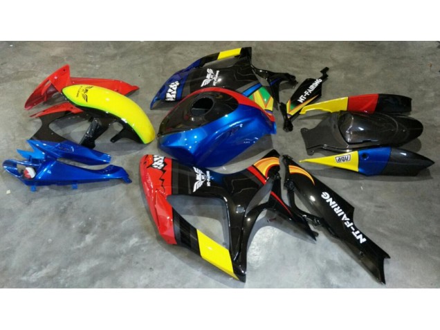 2006-2007 Red Blue Suzuki GSXR 600/750 Motorbike Fairing UK 2006-2007 Red Blue Suzuki GSXR 600/750 Motorbike Fairing UK