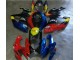 2006-2007 Red Blue Suzuki GSXR 600/750 Motorbike Fairing UK 2006-2007 Red Blue Suzuki GSXR 600/750 Motorbike Fairing UK