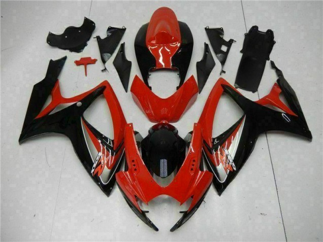 2006-2007 Red Suzuki GSXR 600/750 Bike Fairing Kit UK 2006-2007 Red Suzuki GSXR 600/750 Bike Fairing Kit UK