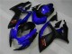 2006-2007 Blue Black Suzuki GSXR 600/750 Motorbike Fairing Kits UK 2006-2007 Blue Black Suzuki GSXR 600/750 Motorbike Fairing Kits UK
