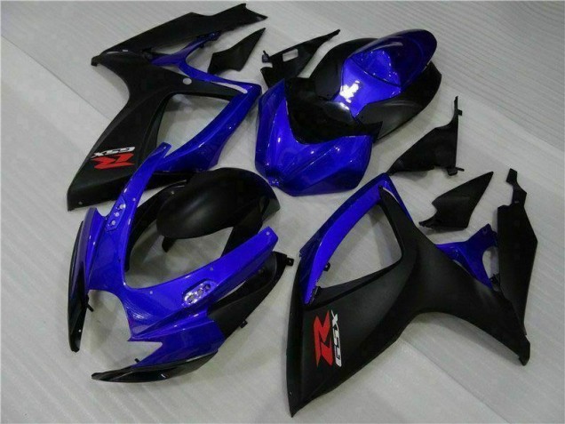 2006-2007 Blue Black Suzuki GSXR 600/750 Motorbike Fairing Kits UK 2006-2007 Blue Black Suzuki GSXR 600/750 Motorbike Fairing Kits UK