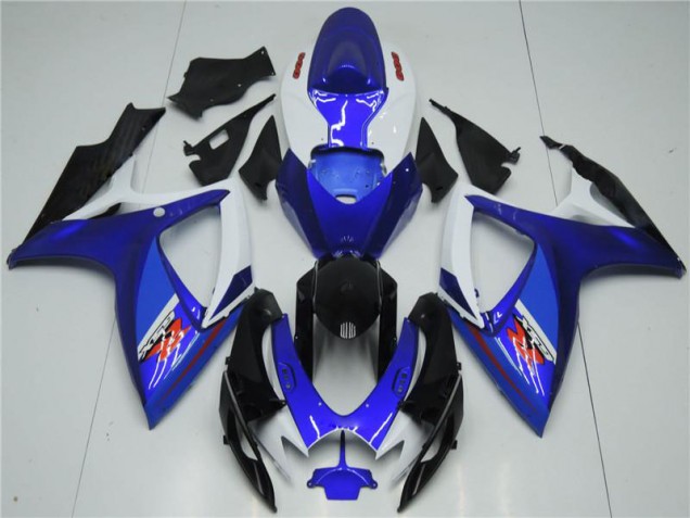 2006-2007 White Blue Suzuki GSXR 600/750 Motorcyle Fairings UK 2006-2007 White Blue Suzuki GSXR 600/750 Motorcyle Fairings UK