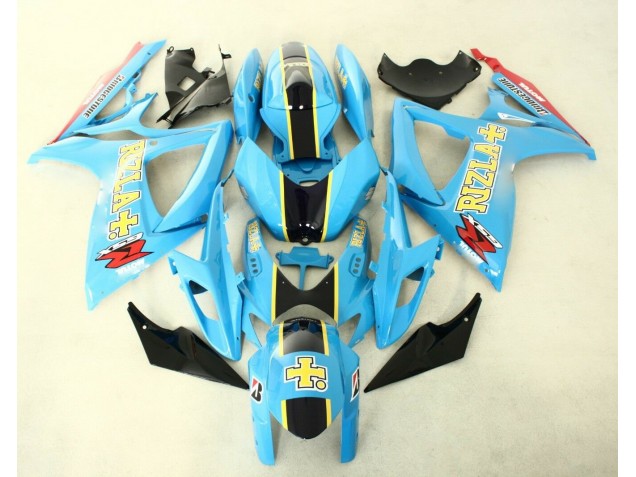 2006-2007 Blue Black Suzuki GSXR 600/750 Replacement Fairings UK 2006-2007 Blue Black Suzuki GSXR 600/750 Replacement Fairings UK
