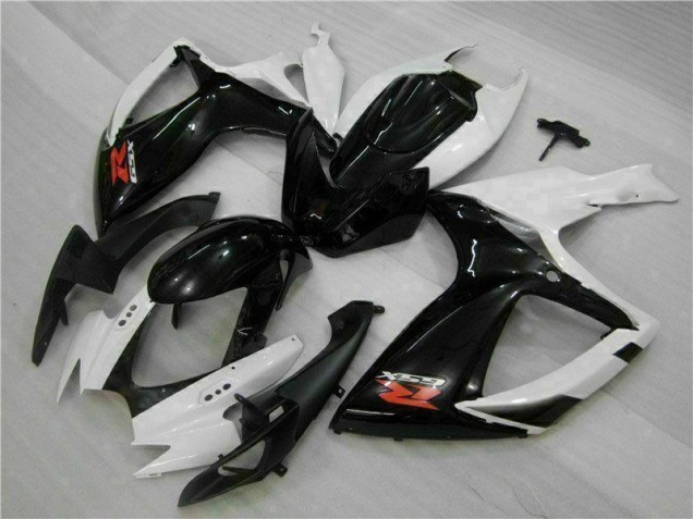 2006-2007 White Black Suzuki GSXR 600/750 Motorcycle Fairings Kit UK 2006-2007 White Black Suzuki GSXR 600/750 Motorcycle Fairings Kit UK