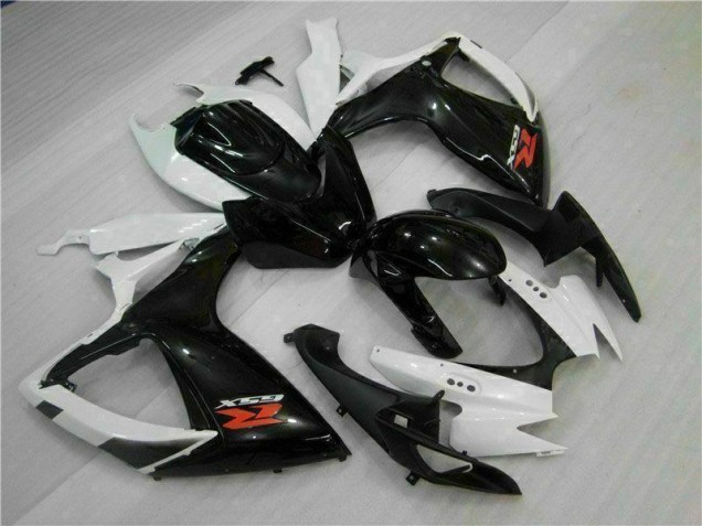 2006-2007 White Black Suzuki GSXR 600/750 Motorcycle Fairings Kit UK 2006-2007 White Black Suzuki GSXR 600/750 Motorcycle Fairings Kit UK