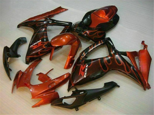 2006-2007 Red Suzuki GSXR 600/750 Motorbike Fairings UK 2006-2007 Red Suzuki GSXR 600/750 Motorbike Fairings UK