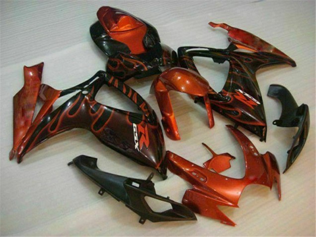 2006-2007 Red Suzuki GSXR 600/750 Motorbike Fairings UK 2006-2007 Red Suzuki GSXR 600/750 Motorbike Fairings UK